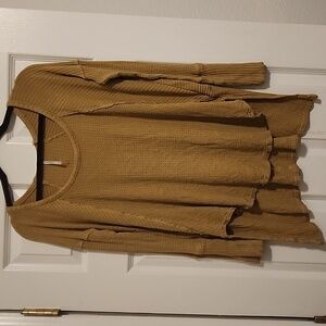 Free People Thermal Long Sleeve Sweater